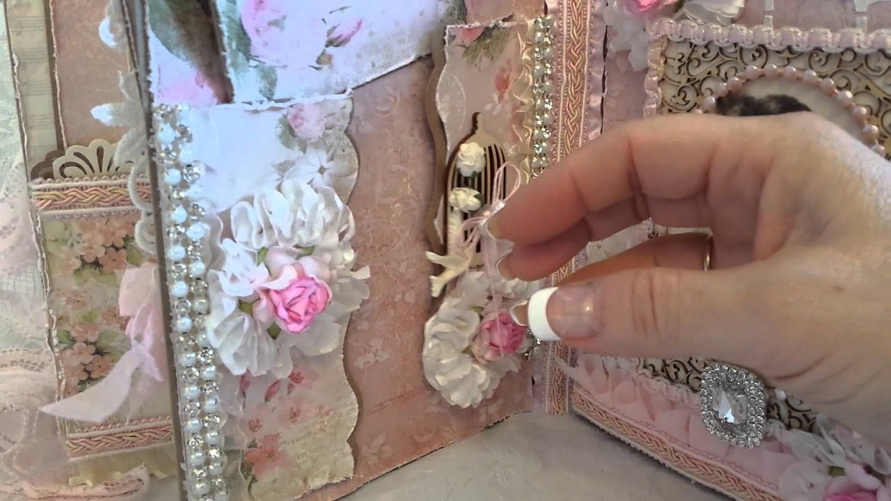 Shabby Bling Mini Album for DIY Boutique Supply