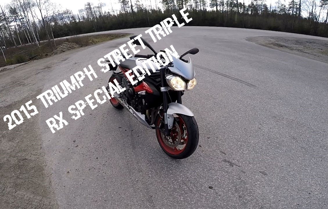 2015 Triumph Street Triple RX testride - Second bike tested