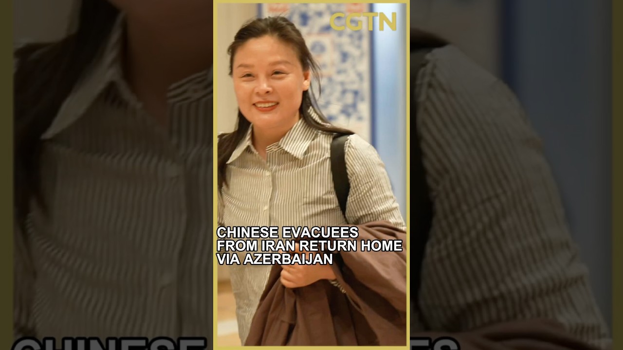 Chinese evacuees return from Iran via Azerbaijan