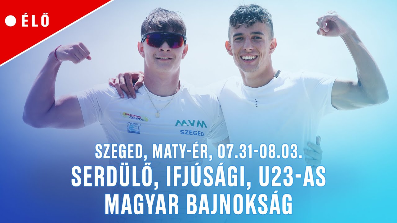 Serdülő, Ifjúsági, U23-as Magyar Bajnokság - vasárnap délután