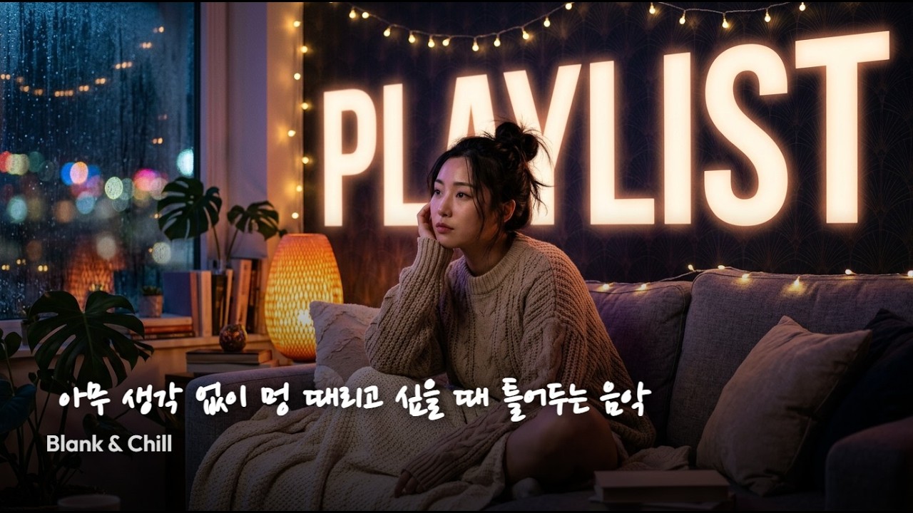 playlist 🛋️ 아무 생각 없이 멍 때리고 싶을 때 틀어두는 음악 | Blank & Chill