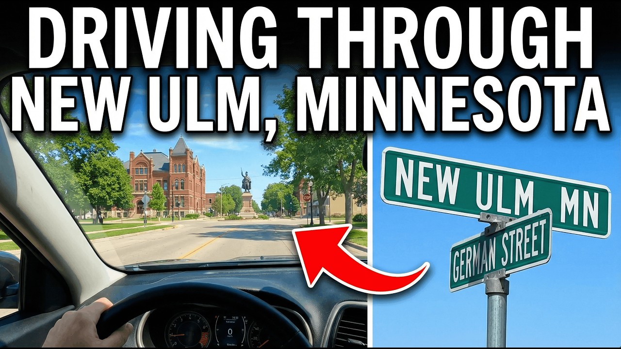 Driving Though New Ulm, Minnesota