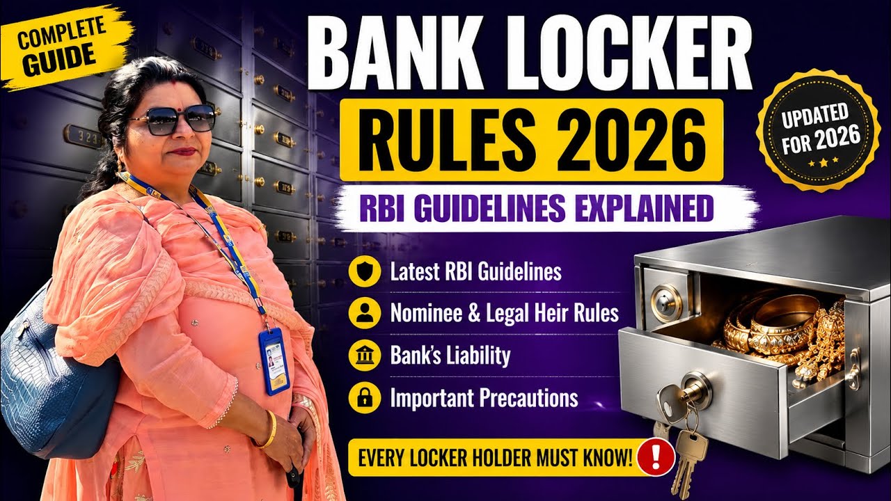 Bank Locker Rules 2026 Explained | RBI Guidelines, Nominee Rules & Hidden Facts You Must Know #bank 