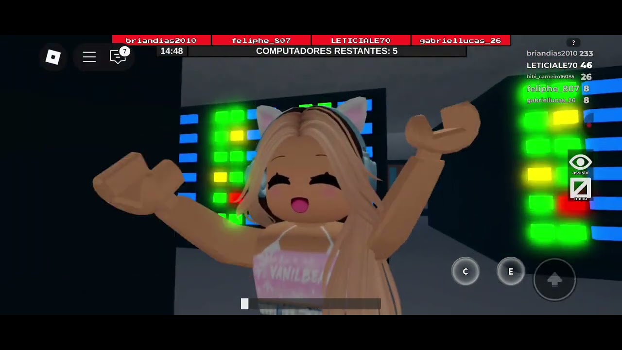 Jogando marretão no Roblox com o Feliphe