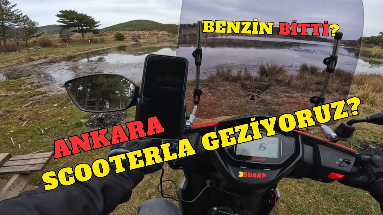 Kuzey Ankara Turu - 125 CC Scooterla Uzun Yol - Benzin Bitti mi?  - TVS Ntorq 125