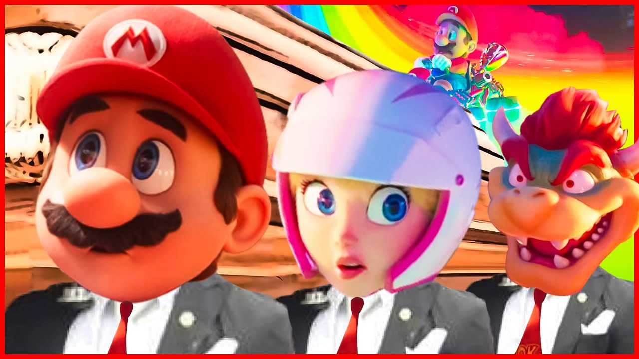 The Super Mario Bros. Movie | Mario x Peach vs Bowser | Astronomia/Coffin Dance Song (COVER)