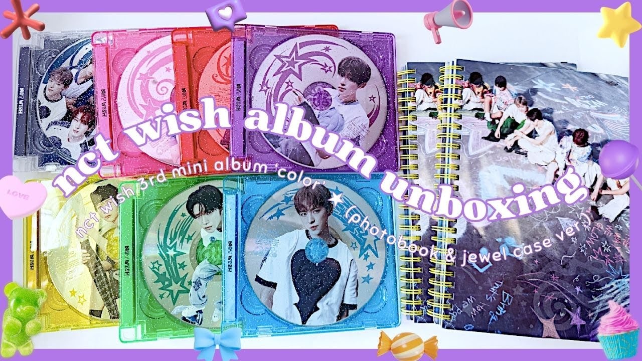 [ALBUM UNBOXING] NCT Wish 엔시티 위시 - 3rd Mini Album ‘Color’ (Photobook & Jewel Case set) ⋆˚꩜｡