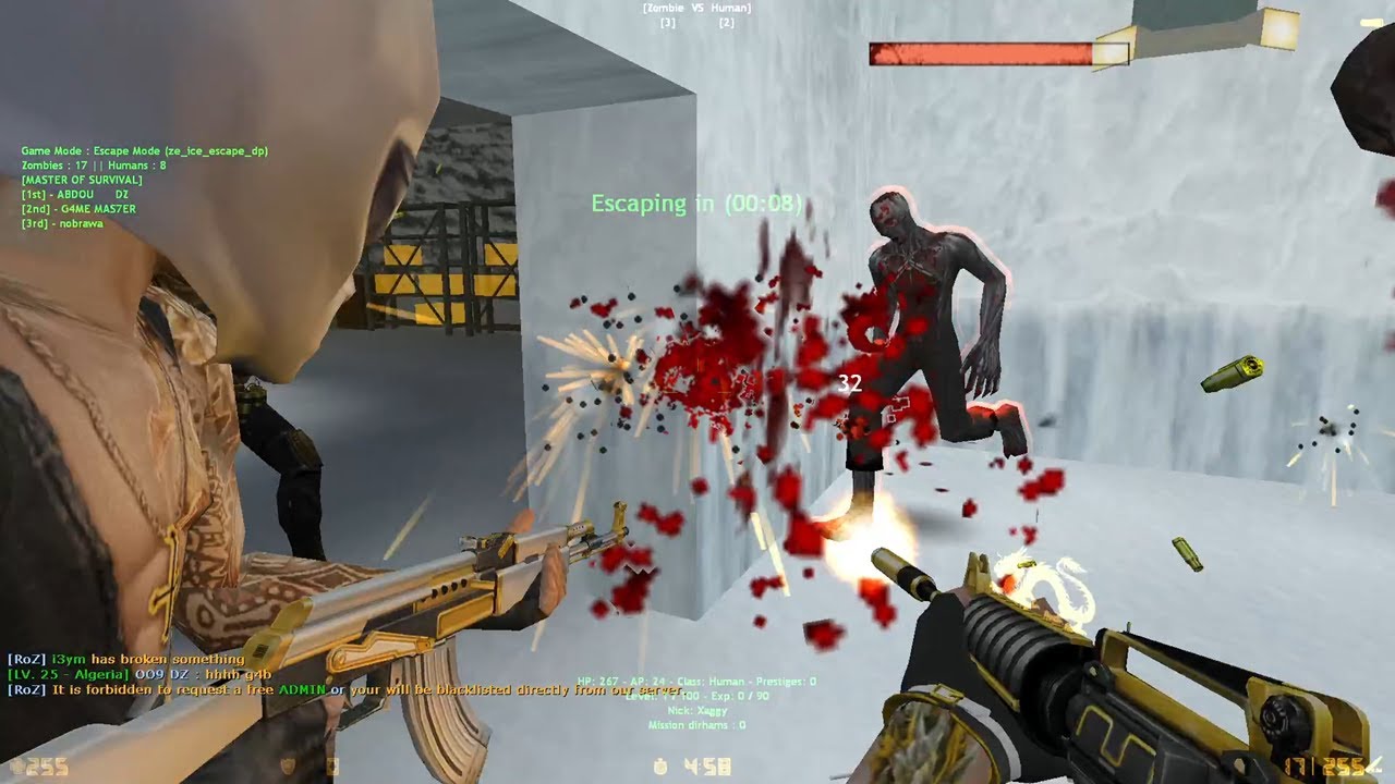 Counter Strike 1.6 Gold Dragon Zombie Escape