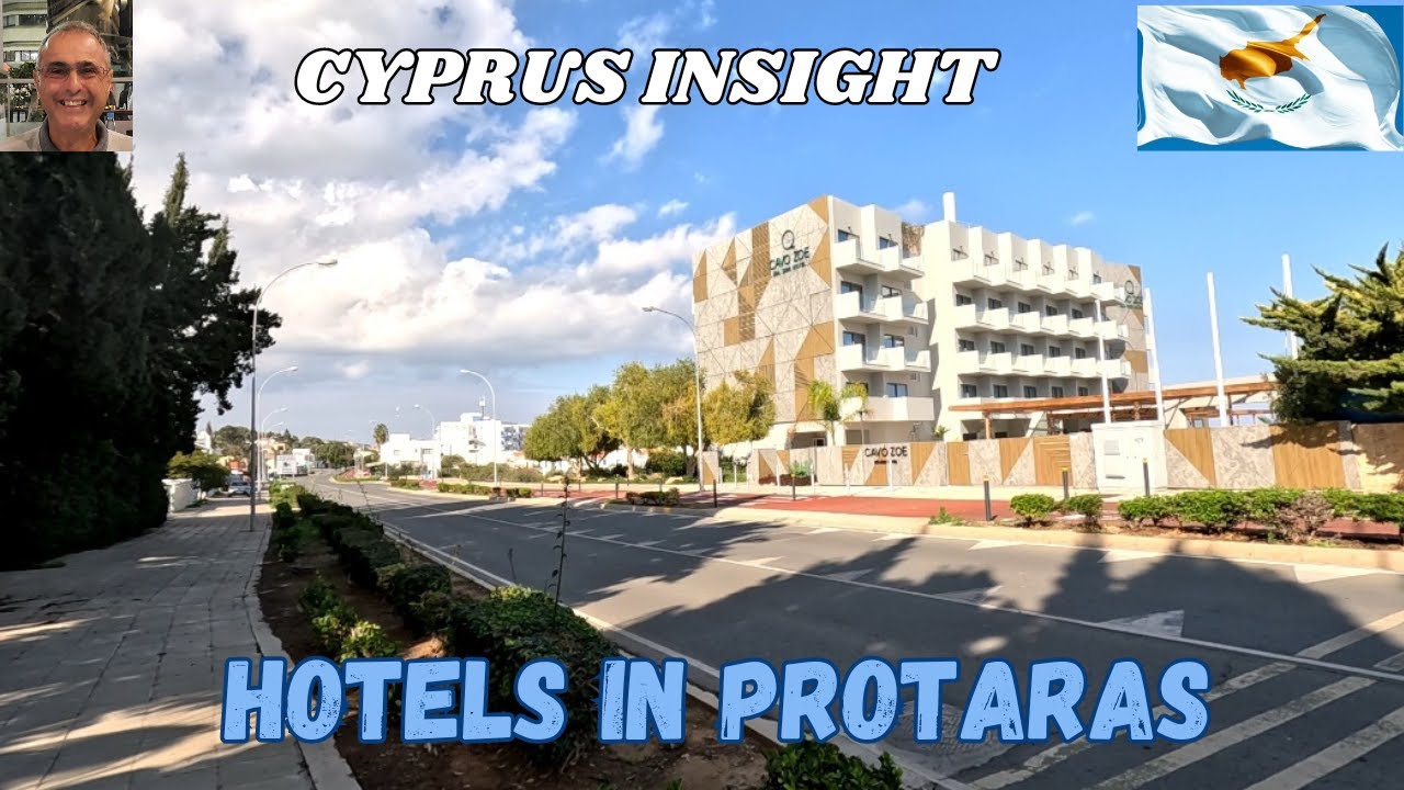 Where Hotels are Located on the Top Road Protaras Cyprus.
