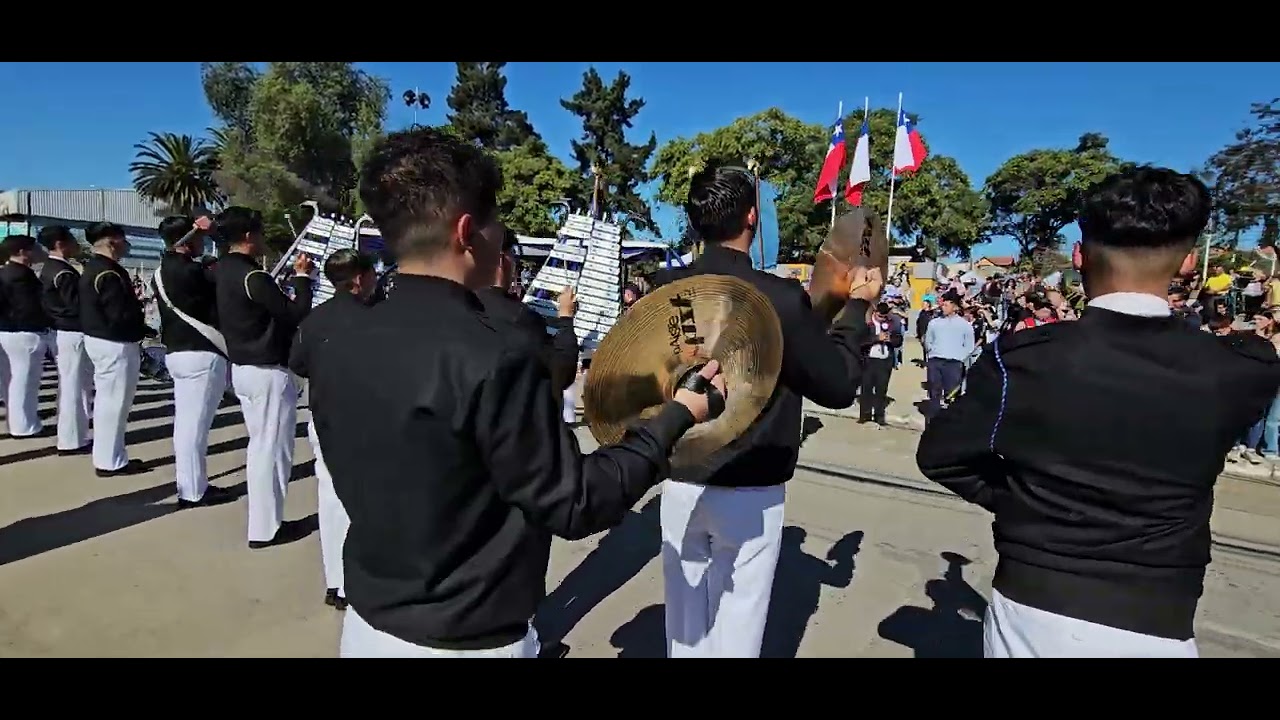 BANDA  ETRIPORT,  Desfile Glorias Navales. Quilpue 2025.