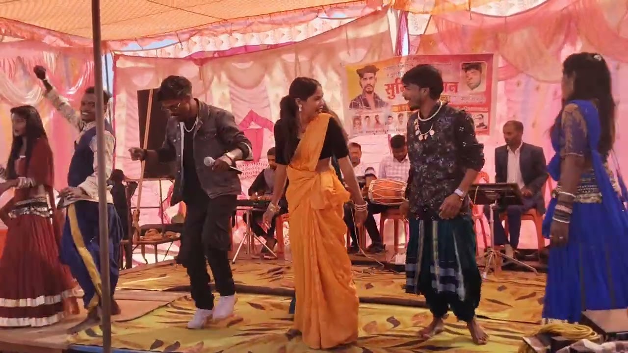 सुमित देवगन स्टेज शो // हसीं मजाक के साथ //सन सना नन साय साय //sumit devgan stag show गायघाट मेला cg