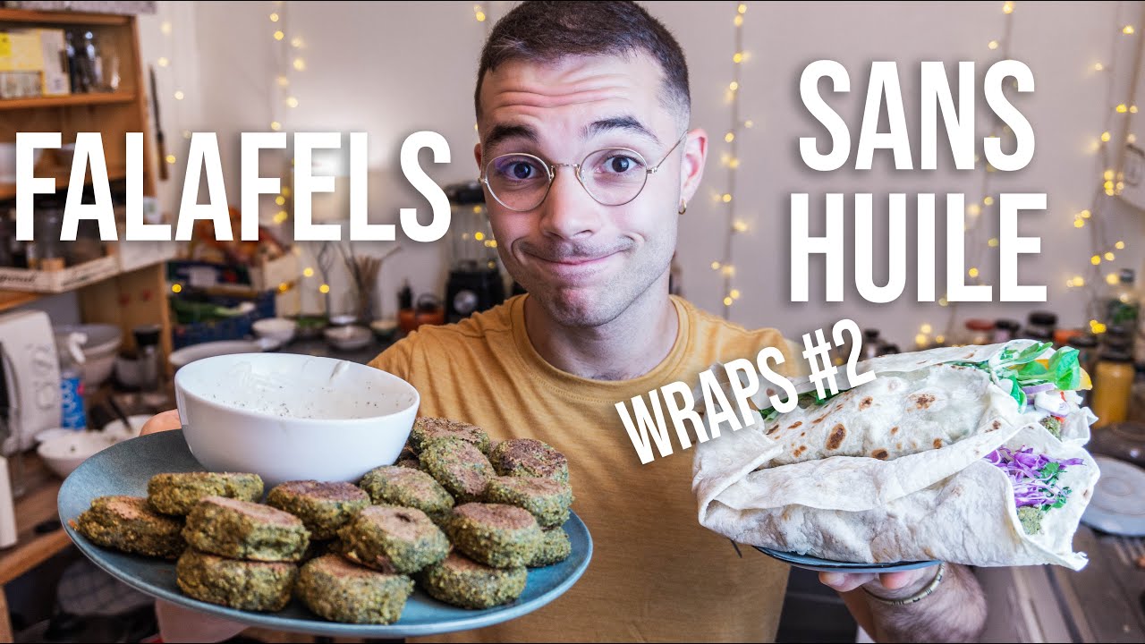 Falafels Libanais Sans huile ! Juste délicieux !! 😋 WRAPS#2  @NilMinamoto