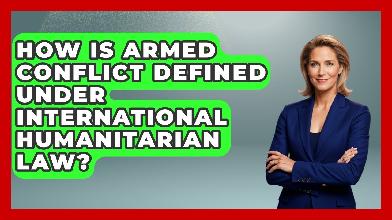 How Is Armed Conflict Defined Under International Humanitarian Law?
