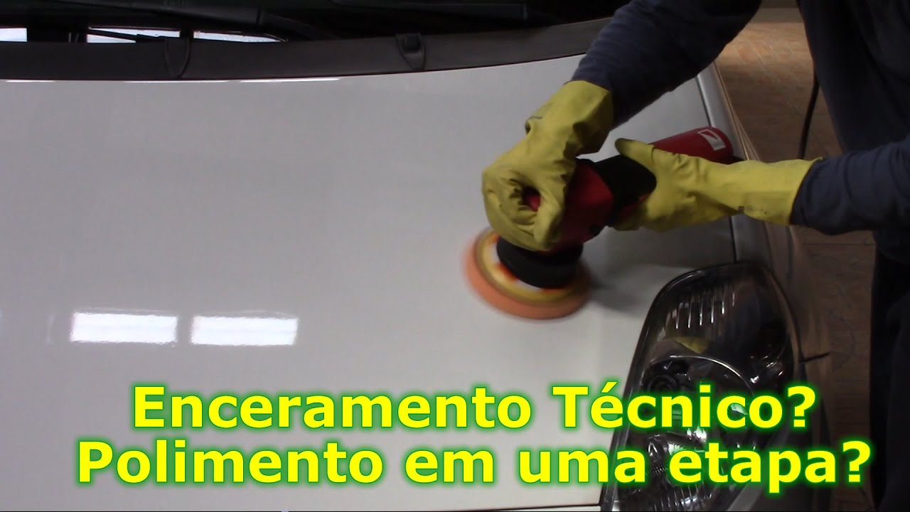 Enceramento Técnico, Polimento Comercial, Cera na Politriz Roto Orbital, Massa de Polir com Bonnet?
