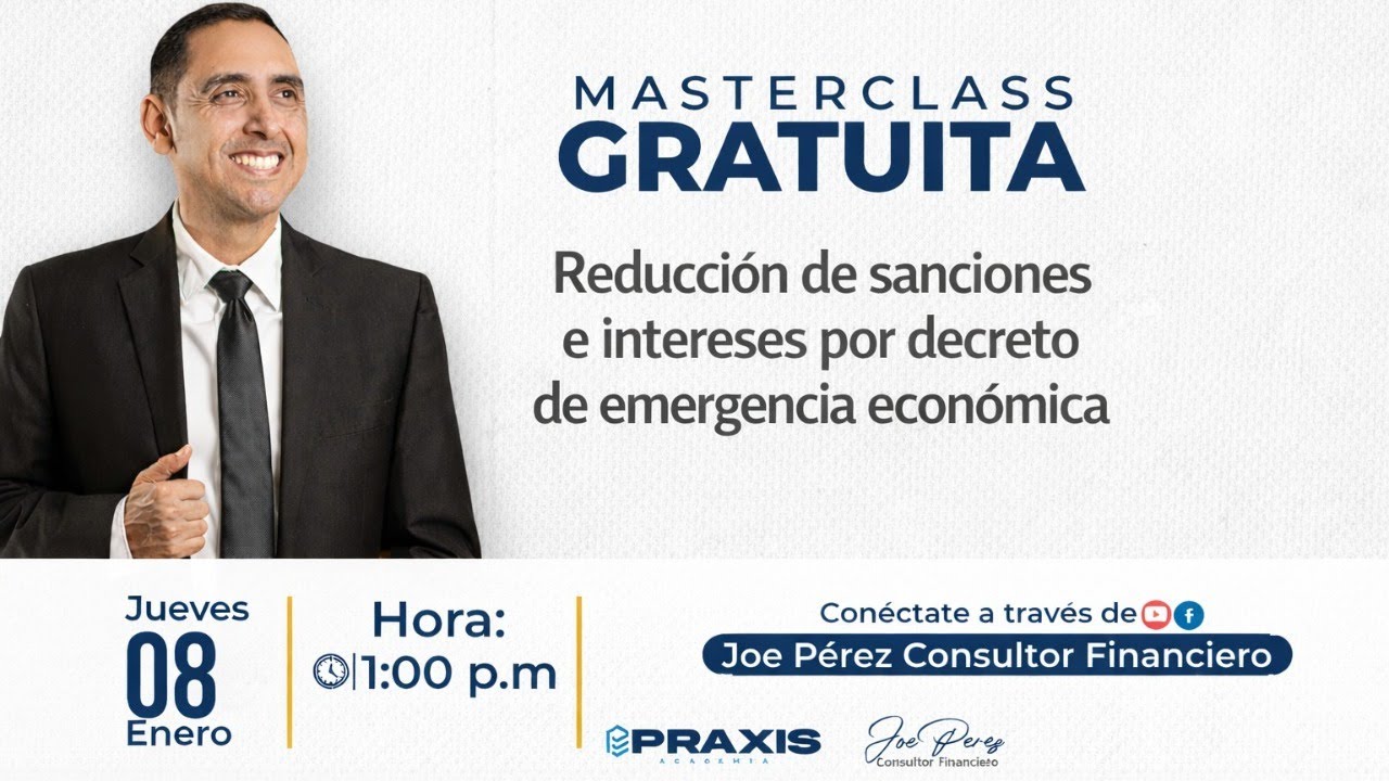 REDUCCIÓN DE SANCIONES E INTERESES POR DECRETO DE EMERGENCIA ECONÓMICA
