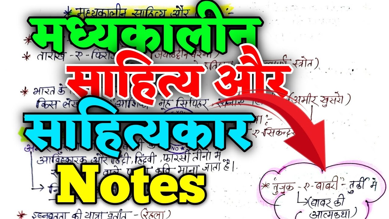 मध्यकालीन साहित्यक रचना | Madhyakalin Sahityak Rachna | Online Study Zone 