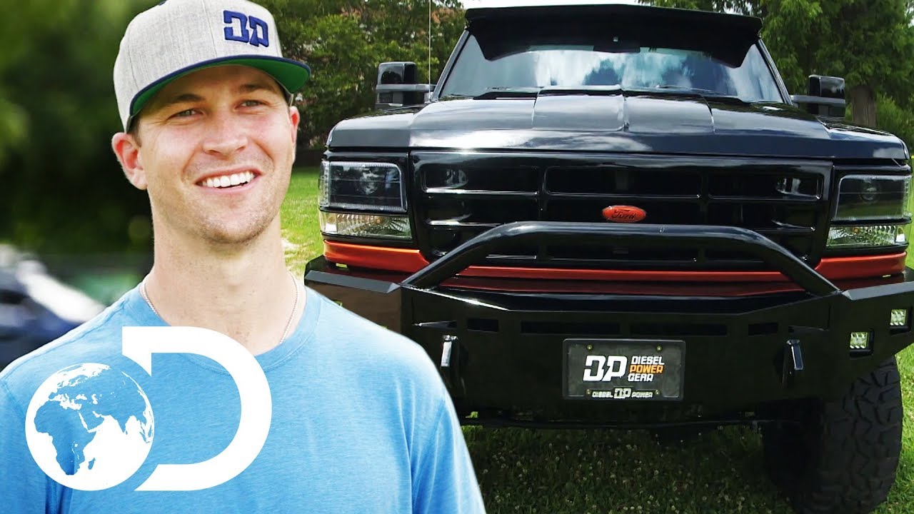 A Blacked Out 1996 Ford Dually Truck for Jacob deGrom | Diesel Brothers