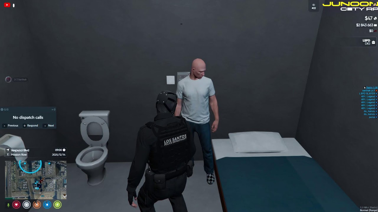 Live! Officer Kevin Ryder  On Duty | GTA 5 Roleplay  -#india #gtav