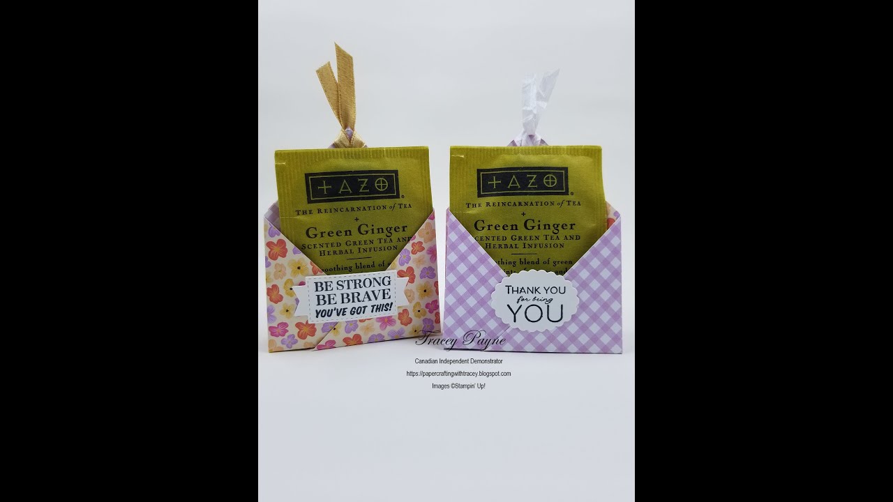 How to make a Tea Bag Holder gift
