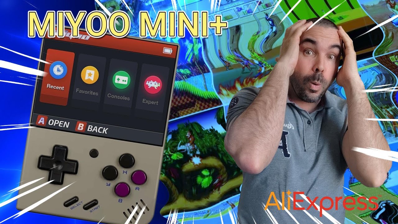 On m'a recommandé la MIYOO MINI +. Du rétrogaming POCKET à l'état pur #aliexpress