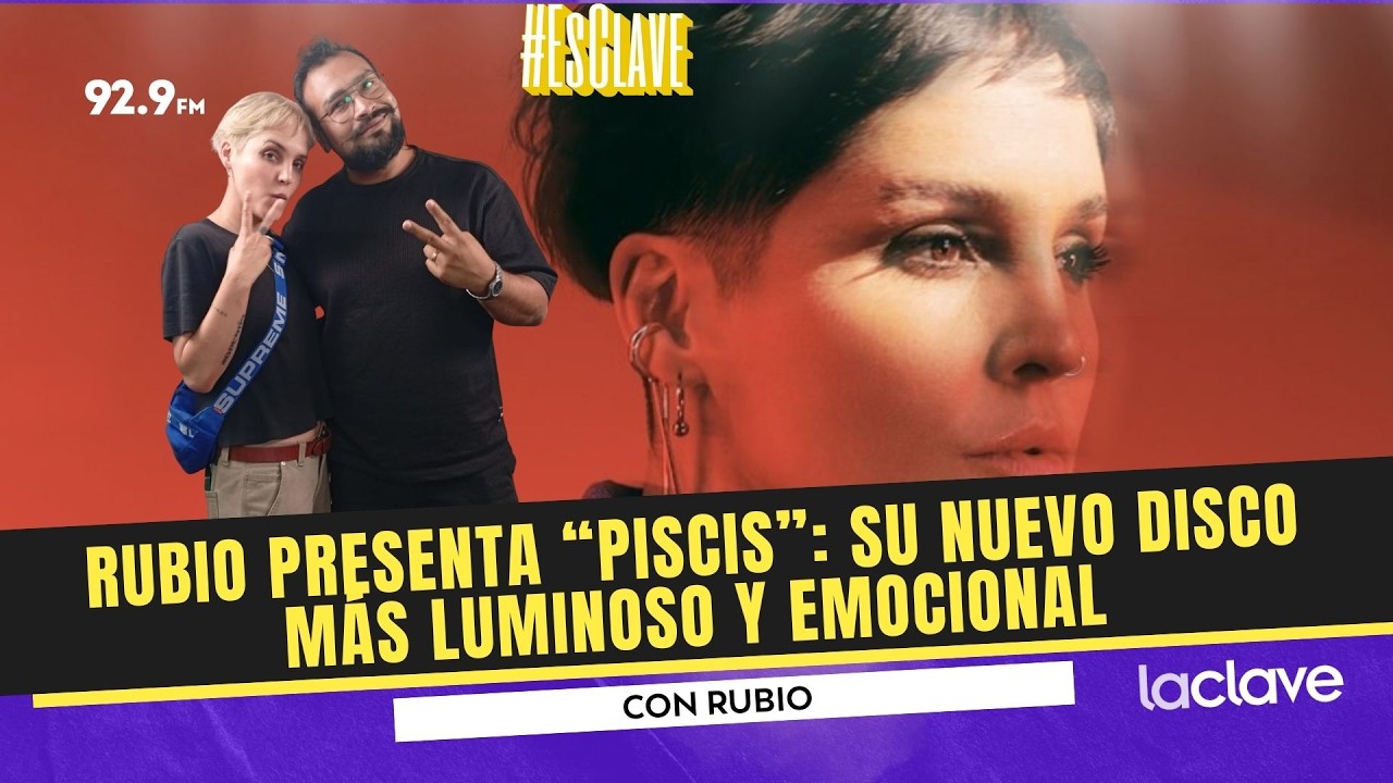 Rubio presenta “Piscis”: su nuevo disco más luminoso y emocional #esclave