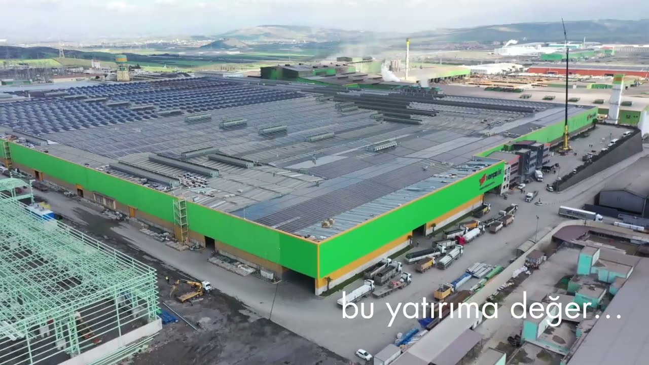 Tosyalı Çatı Güneş Enerjisi Santrali (GES) Projesi - TOSYALI HOLDİNG