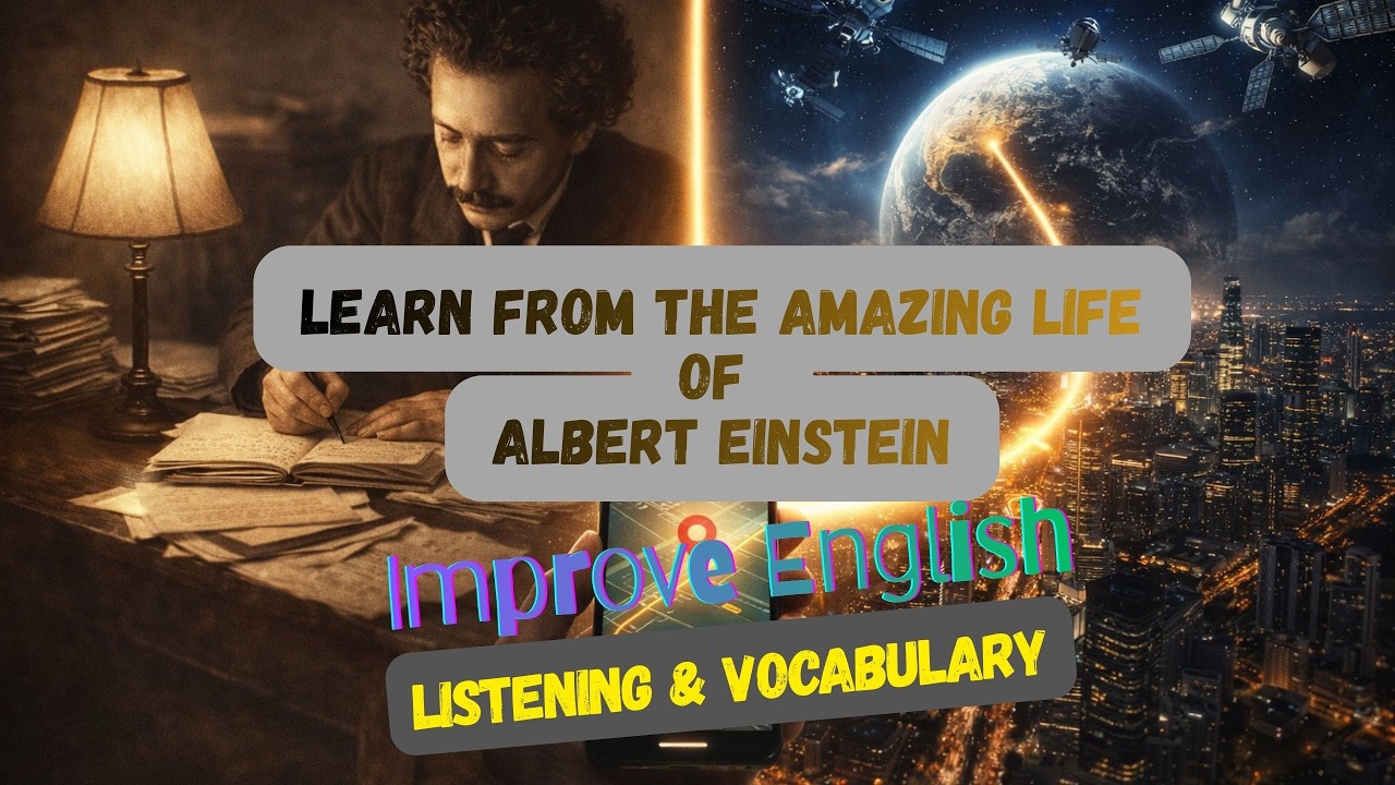 Learn English Through Great Personalities || Albert Einstein || In Plain Simple English
