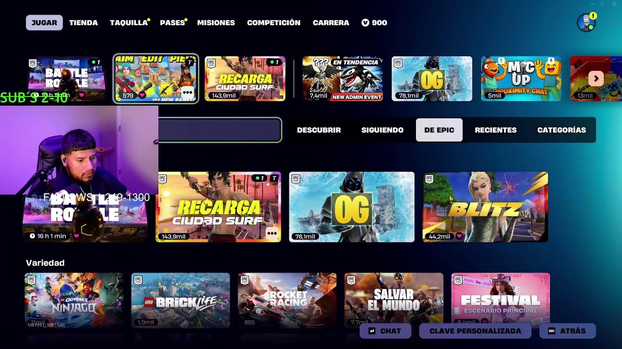 NUEVO+ LOOTPOOL EN BR NUEVA+ ACTU FORTNITE  @fortnite CHAPTER 7    x   Live Stream
