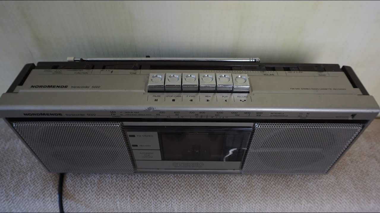 nordMende transcorder 5022 * model 984.102H. Проще не бывает