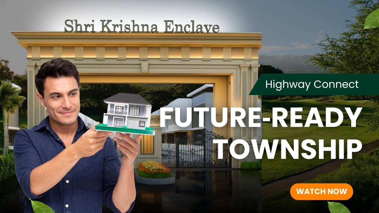 Shri Krishna Enclave Jewar Aerial View | Near Noida International Airport