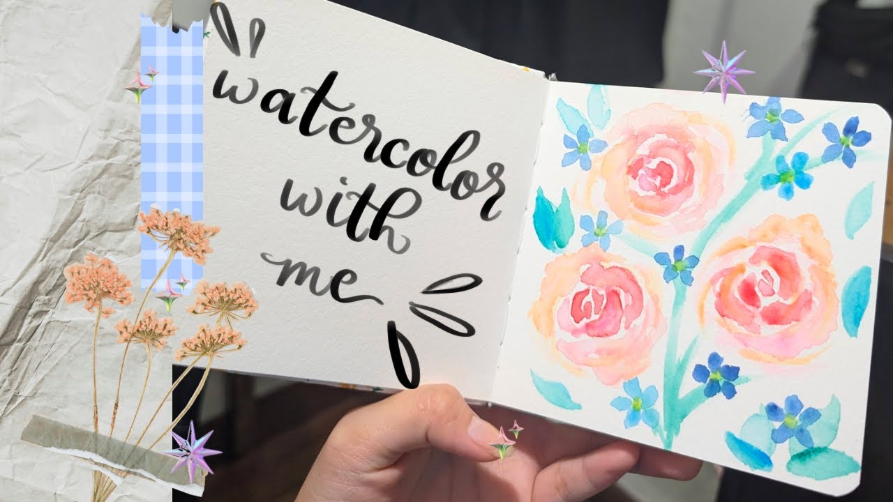 Watercolor with me!  🎨✨