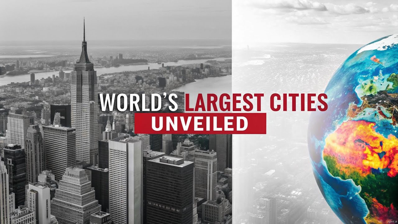 Exploring the World's Largest Cities 🌆 | Top 10 Mega Cities by Population & buildings 2025