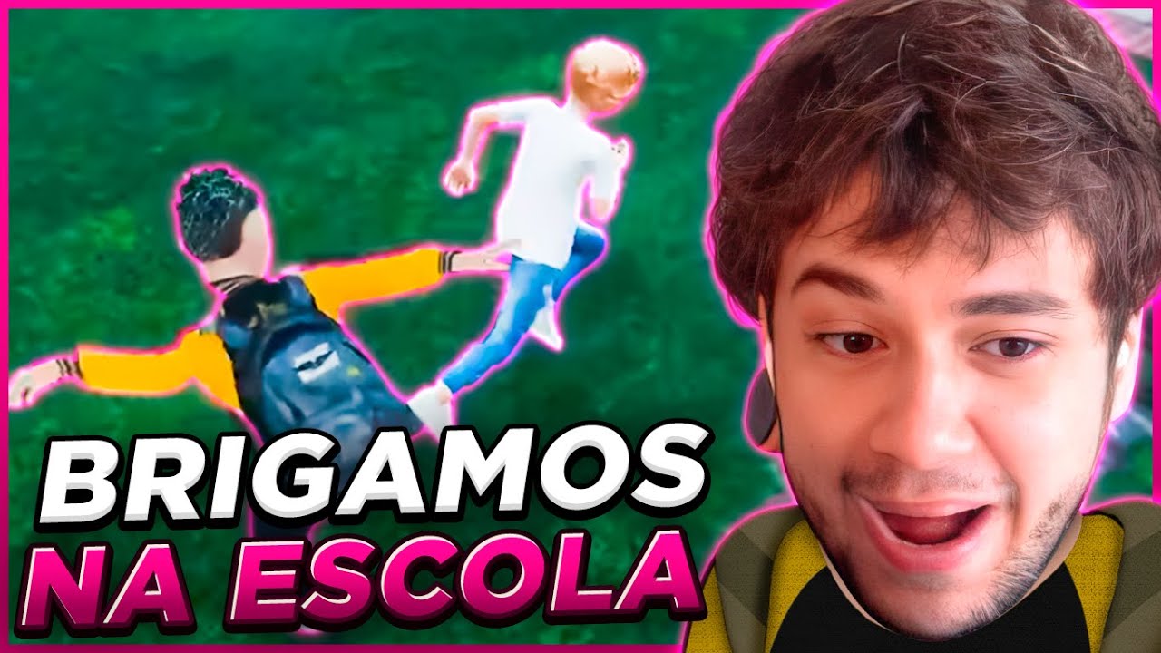 BRUNINHO E LOBINHO BRIGARAM NA ESCOLA no GTA RP