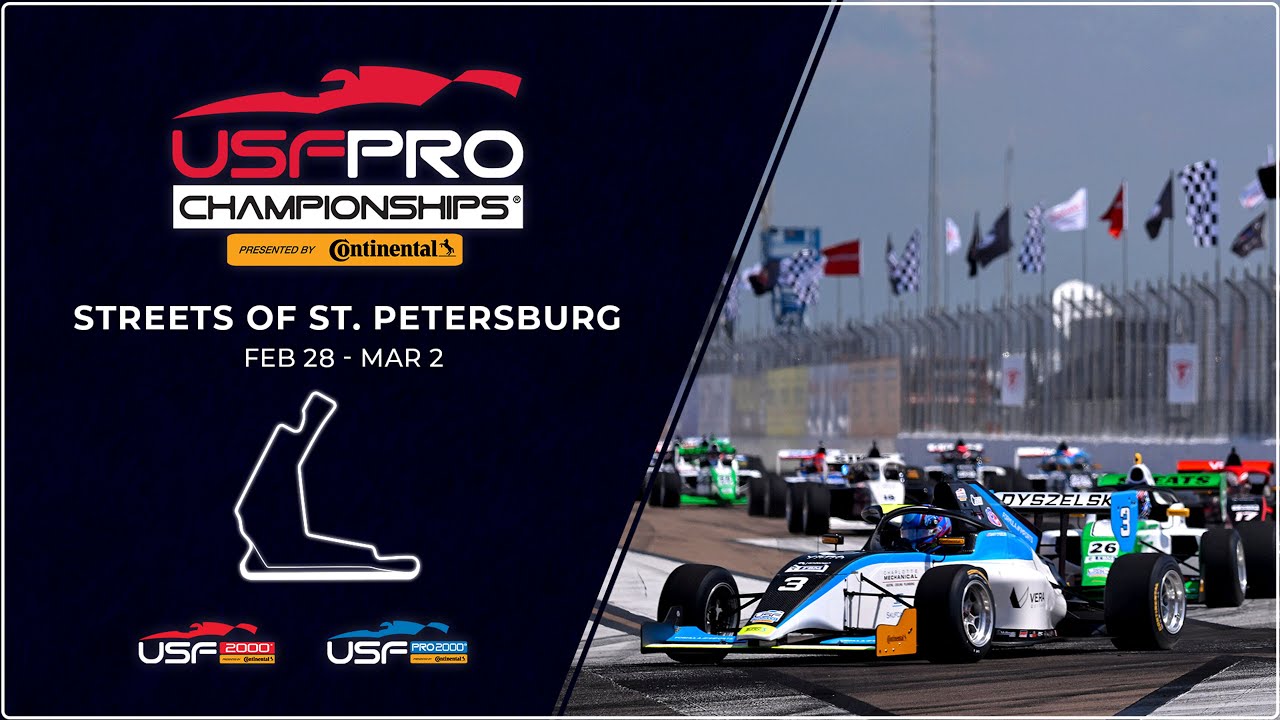 USF Pro 2000 - Race 1 & USF2000 - Race 2 - Streets of St. Petersburg