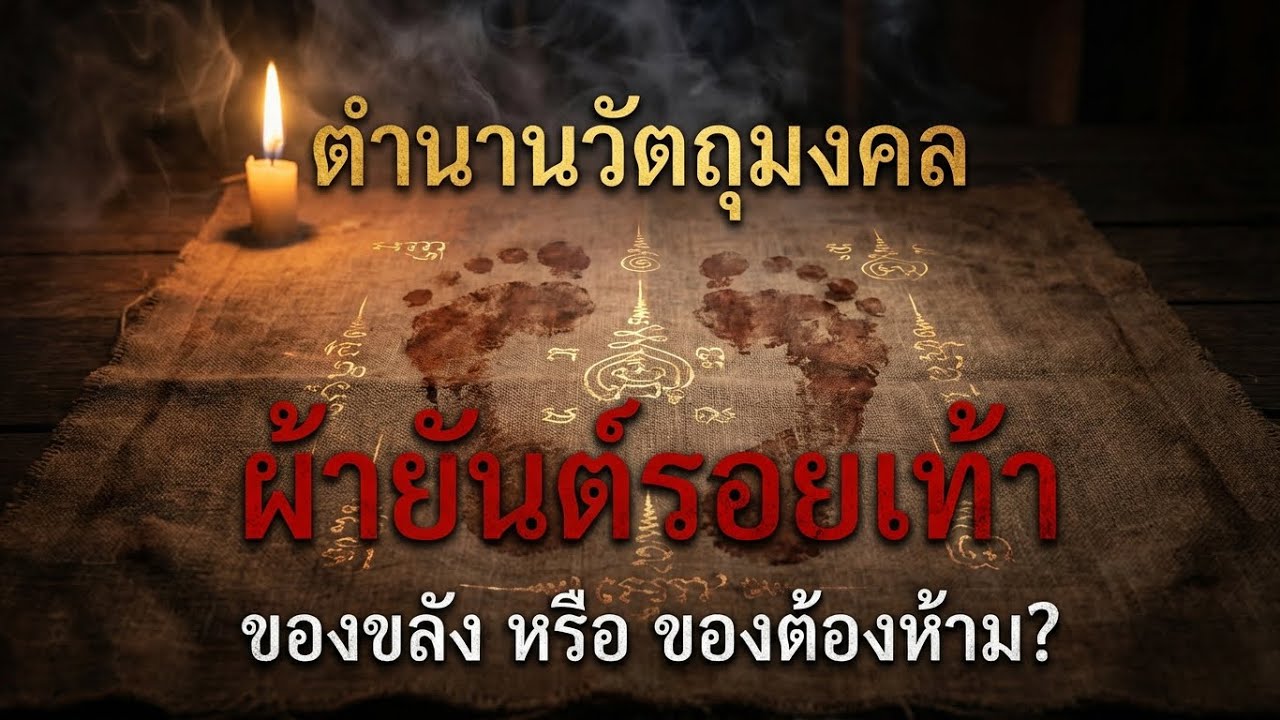 บาทาพญายม เมื่อรอยเท้าครูบาอาจารย์ กลายเป็นอาวุธทางจิตวิญญาณ | เรื่องเล่ามาฟังดิ