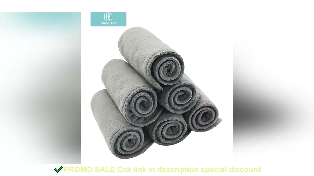 Happy Flute High Quality Baby Nappies Bamboo Charcoal Liner nappy diaper Insert For Baby Cloth Diape