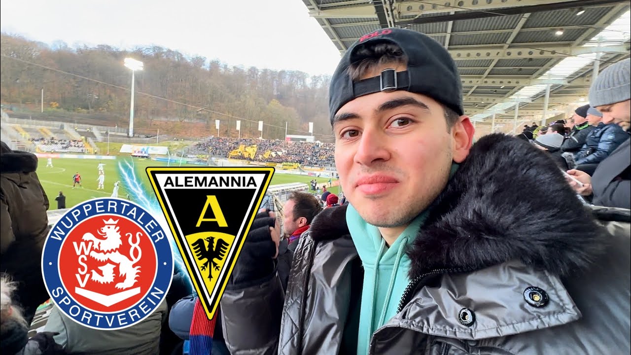 Ein Fußballspiel für die Ewigkeit 🤯 | 4.LIGA🔥 | WUPPERTALER SV vs ALEMANNIA AACHEN | Stadionvlog