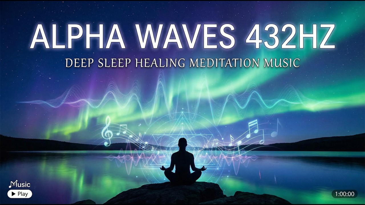 Meditative Music with Alpha Waves 432 Hz ☯ Deep Meditation Music