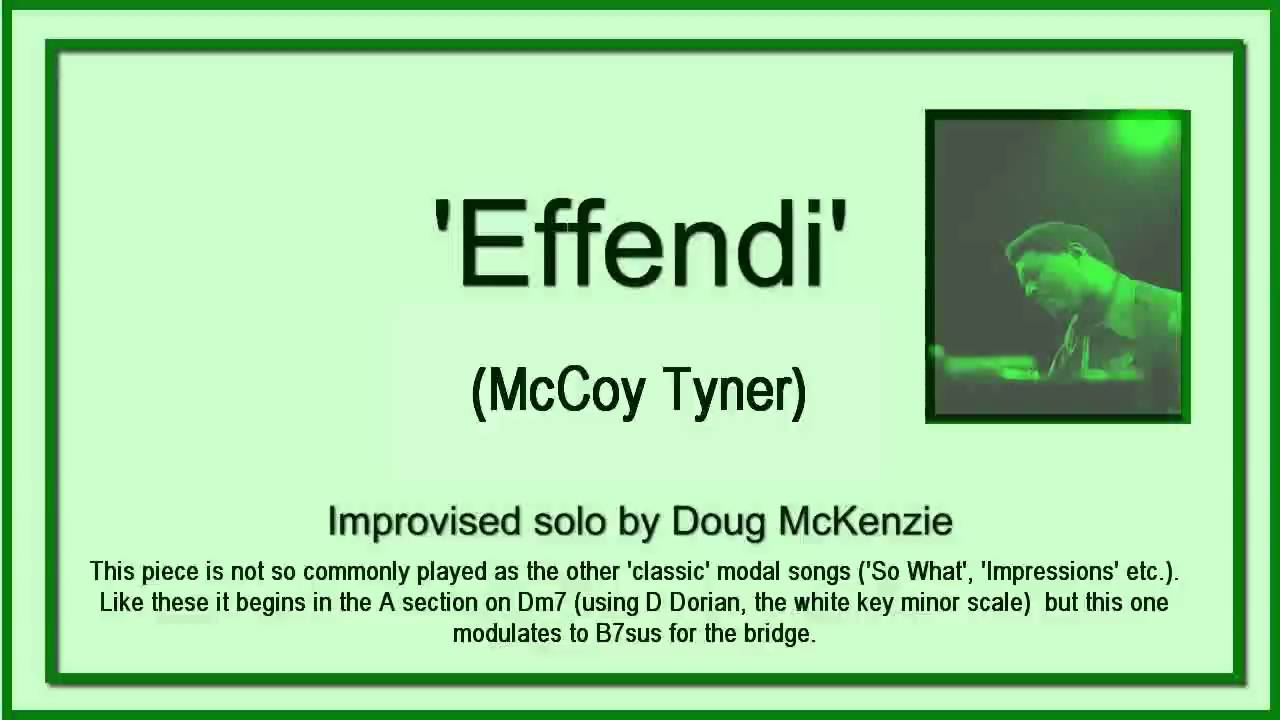 'Effendi' (McCoy Tyner) - jazz piano tutorial