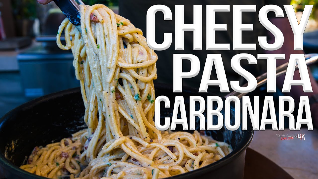 Easy Cheesy Pasta Carbonara Recipe | SAM THE COOKING GUY 4K