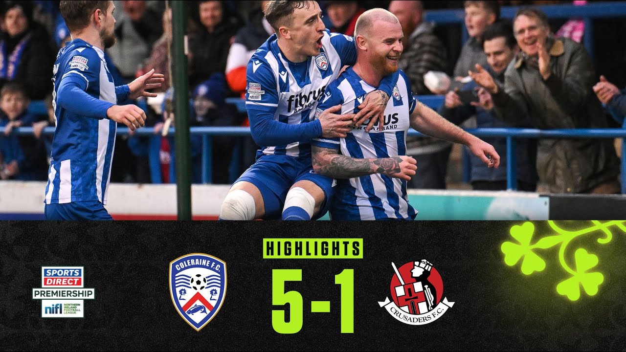 SOME SECOND HALF! | Crusaders 1-5 Coleraine | #sportsdirectprem