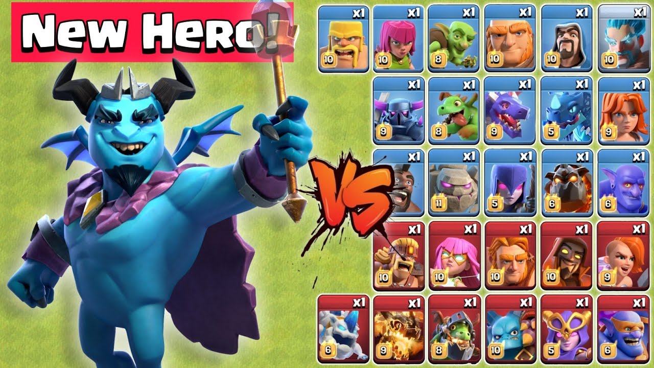 Max Minion Prince vs All Troops! - Clash of Clans