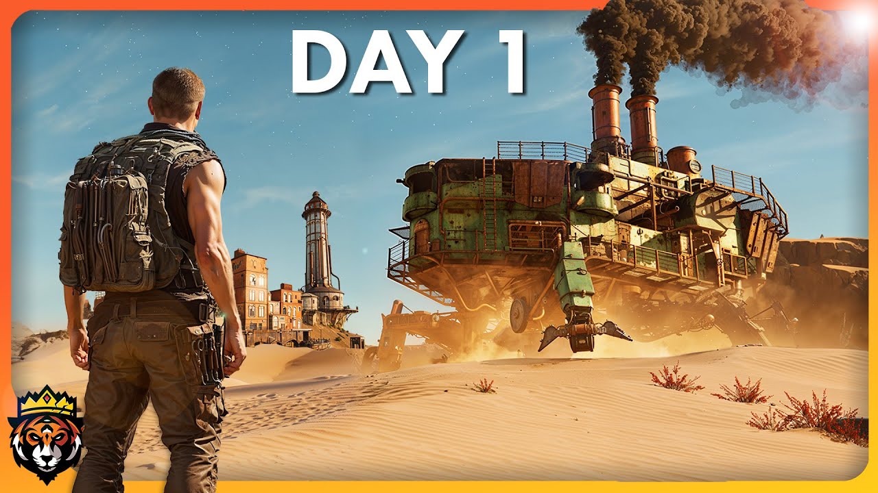DAY 1 of this New Incredible Steampunk PVP Survival Game...