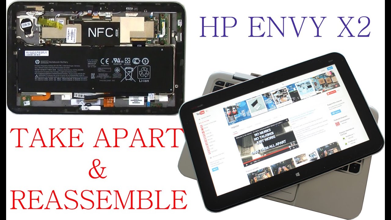 HP ENVY X2 Take Apart and Reassemble