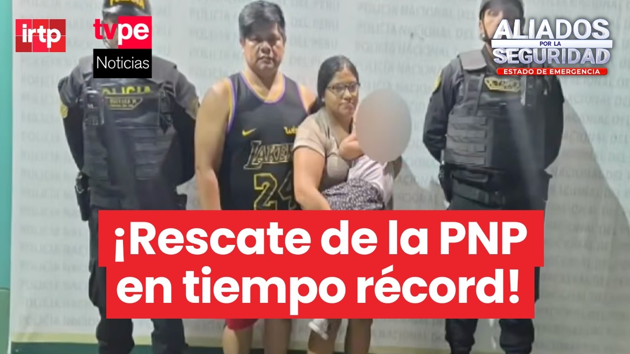 Operación relámpago de la Policía: así fue el rescate de niña de 2 años desaparecida