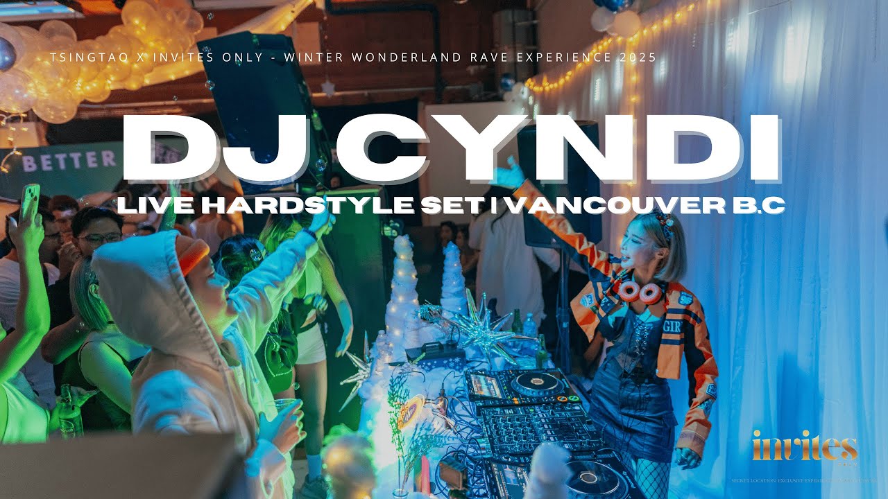 TSINGTAO X INVITES ONLY PRESENTS: WINTER WONDERLAND FILES 001 | DJ CYNDI LIVE SET | HARDSTYLE | HARD