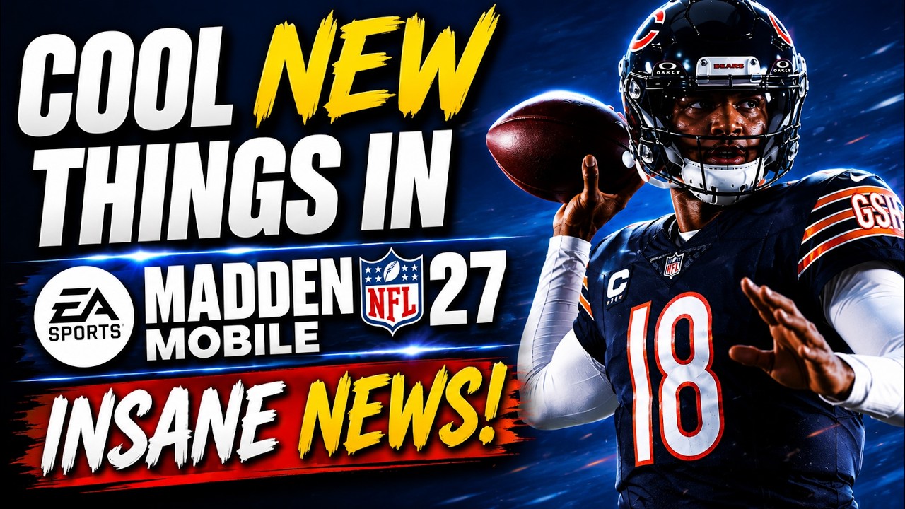 КРУТЫЕ НОВИНКИ В MADDEN MOBILE 27! БЕЗУМНЫЕ НОВОСТИ!