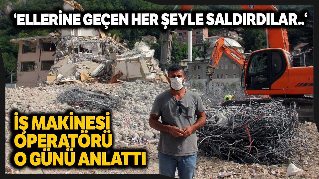 Sel Sonrası Yıkım İçin Geldikleri İlçede Psikolojik Yıkımı Yaşadılar
