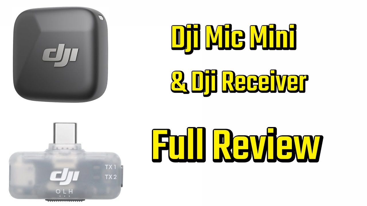 DJI Mic Mini и приемник DJI, полный обзор