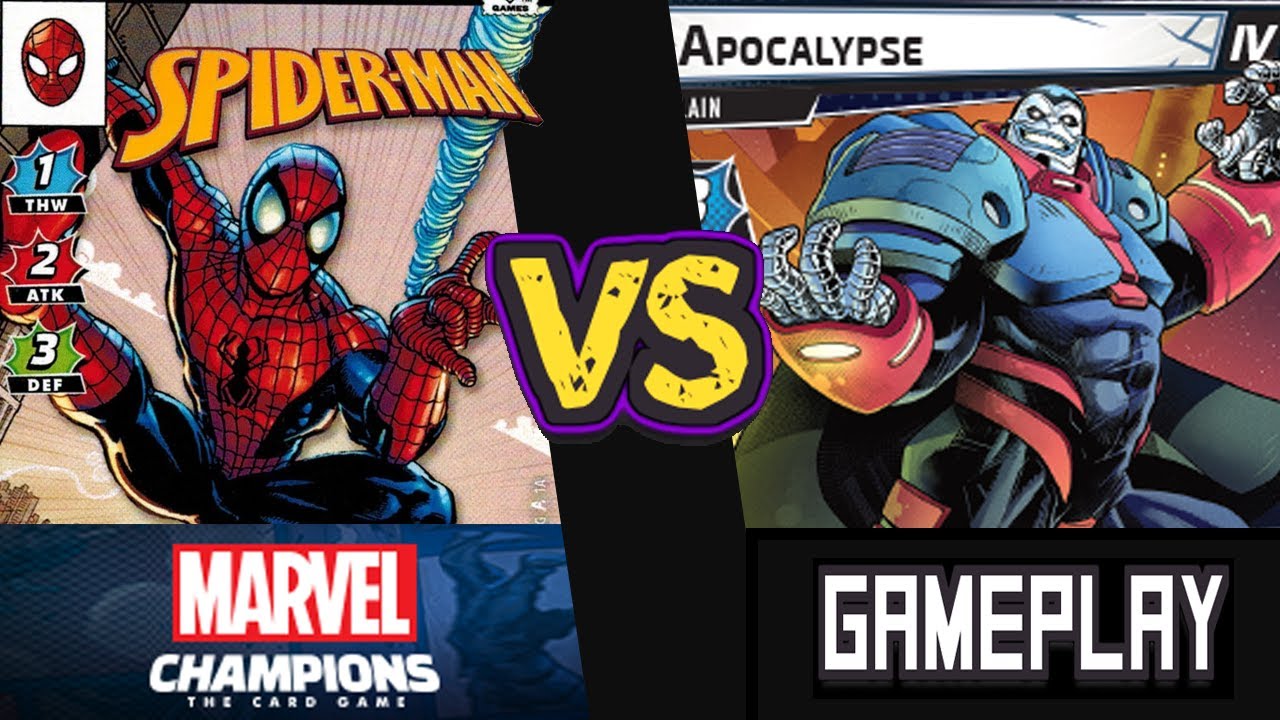 SPIDER-MAN vs. APOCALYPSE (Expert) Marvel Champions Playthrough